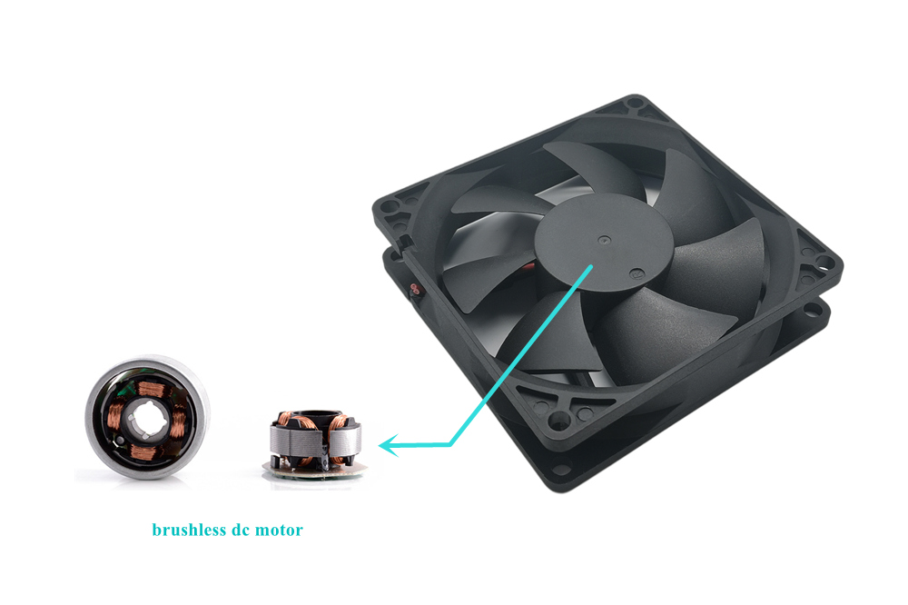 Brushless Motor DC Ventilation Exhaust Cooling Fan