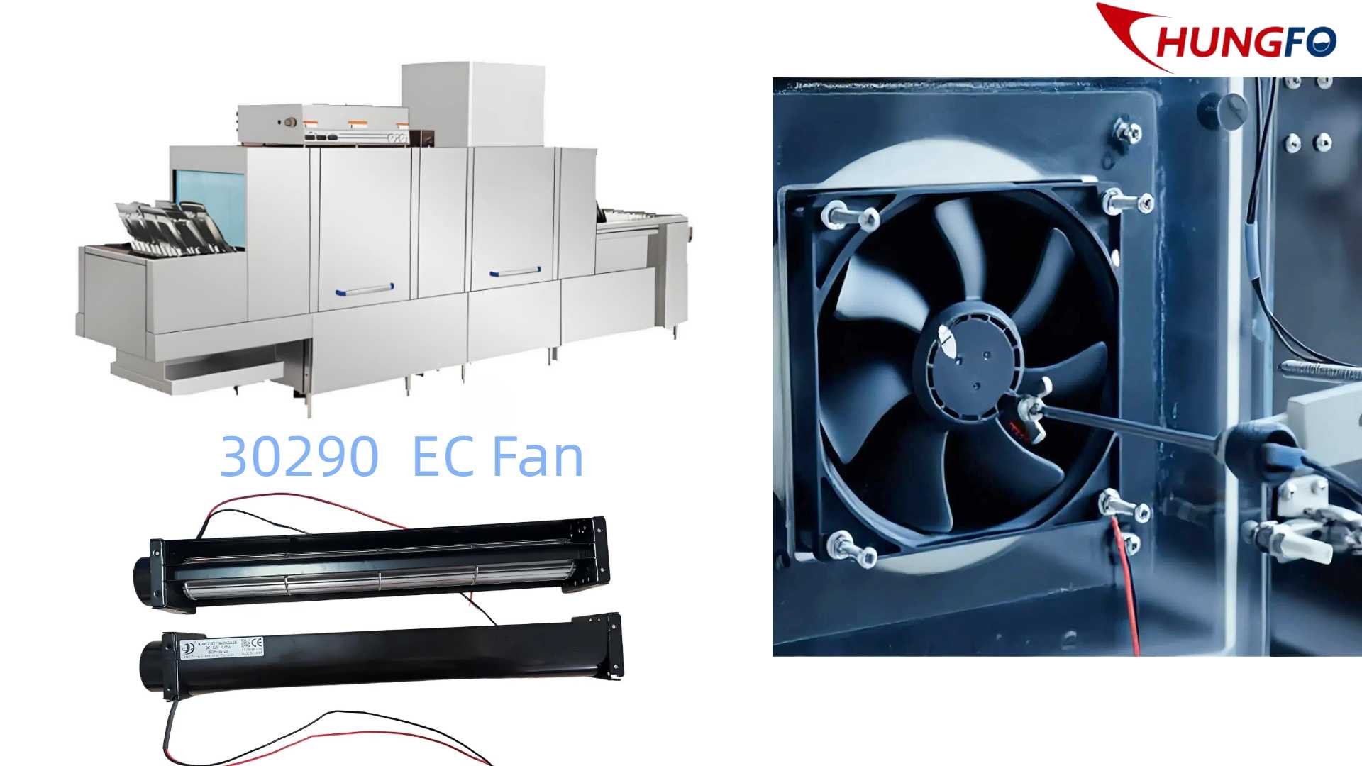 DC crossflow fan