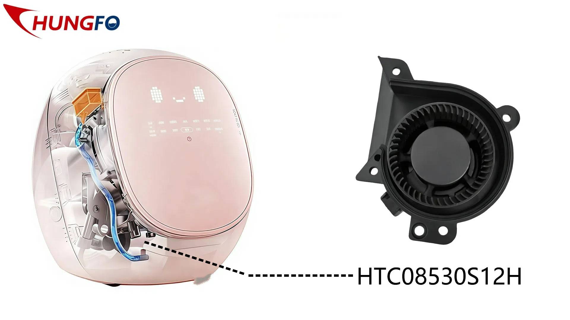 [工場日報] 0.5kgミニマザー＆ベビー洗濯乾燥機におけるChungfoブロワーファンの適用ログ