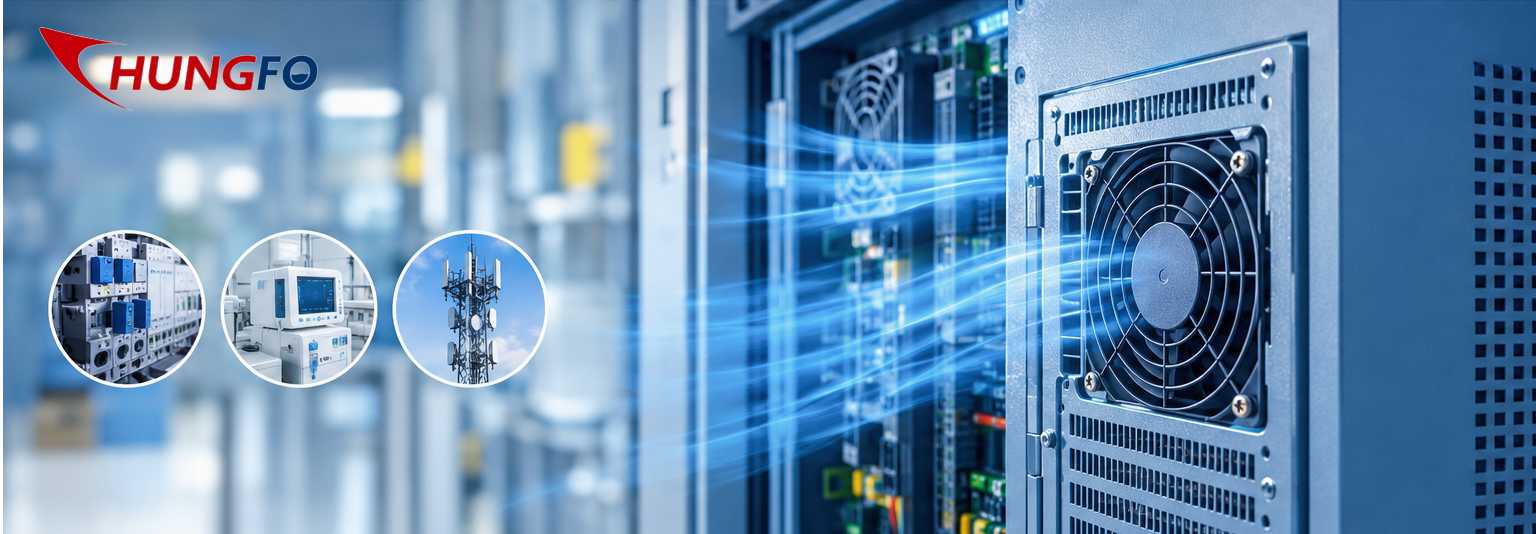 産業用冷却ファンが機器の熱管理において重要な理由
